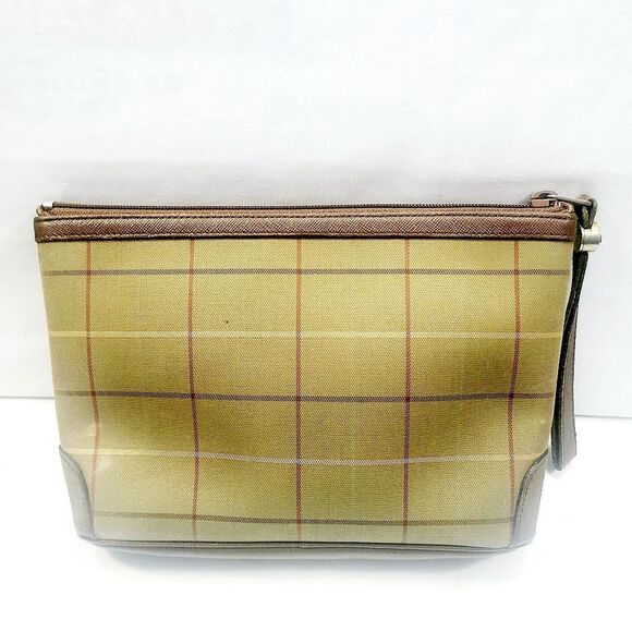 Burberry Canvas Leather Clutch Bag - Picture 4 of 7
